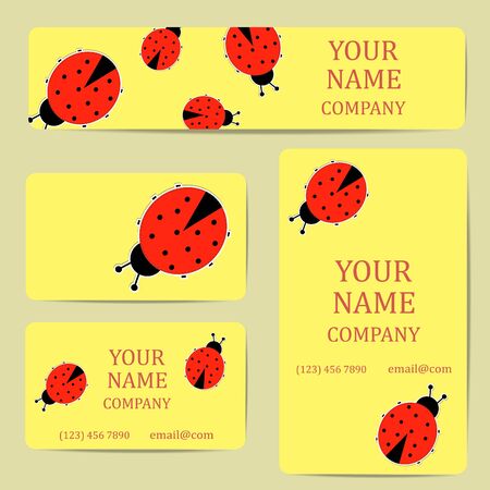 Business cardsのイラスト素材