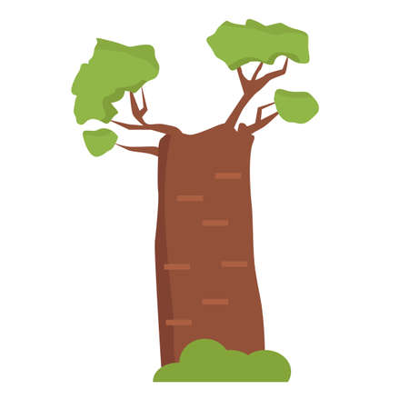 Christmas tree isolated on white backgroundのイラスト素材