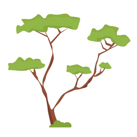 Pizza with cheese, tomato, mushrooms, sausage and herbs isolated on white backgroundのイラスト素材