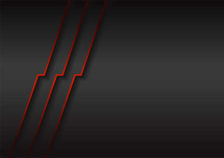 modern and luxury red tripes on black metal background,vector illustrationのイラスト素材