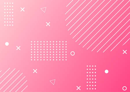 geomatric creative background design with modern and bright color,vector illustrationのイラスト素材