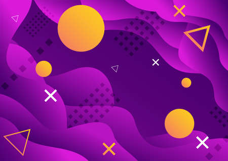 geomatric creative background design with modern and bright color,vector illustrationのイラスト素材