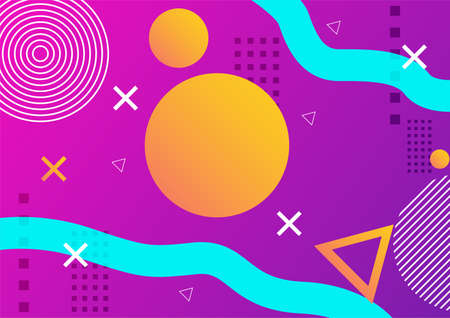 geomatric creative background design with modern and bright color,vector illustration