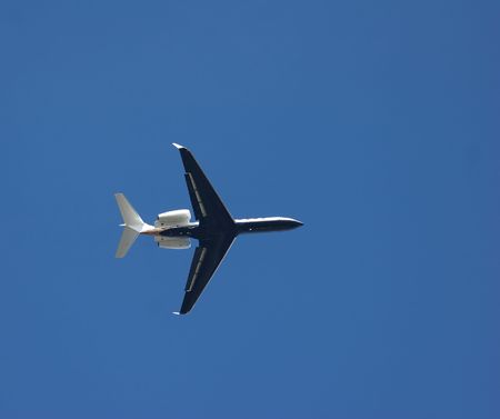 Jet leaving Vancouver airport