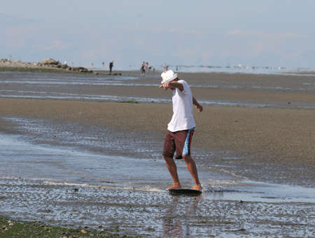 Beach Surfingの写真素材