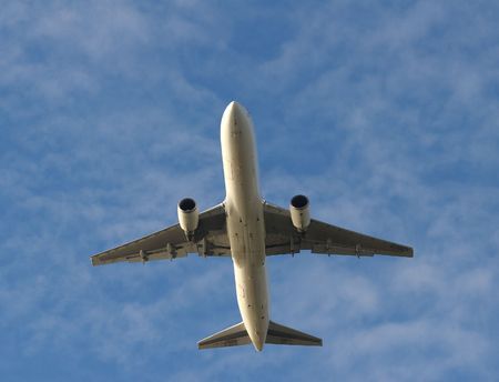 Jet leaving Vancouver airport     の写真素材