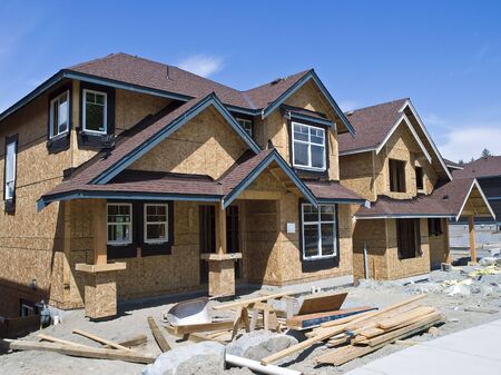 new home constructionの写真素材