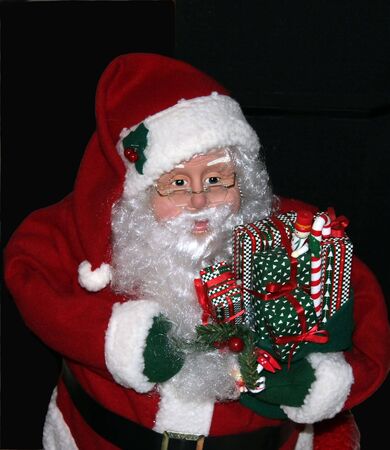 Santa Claus statue in our xmas collectionの写真素材