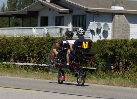 cycling seniorsの写真素材