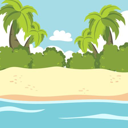 background vector collection design, garden vector collection design, landscape vector designのイラスト素材