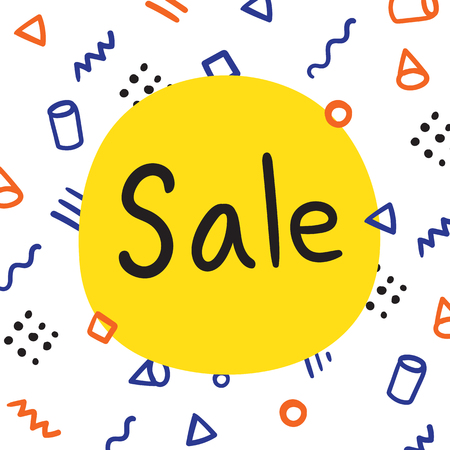 sale vector collection design, sale vector set designのイラスト素材