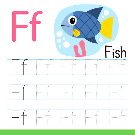 worksheet vector design, line drawing vector designのイラスト素材