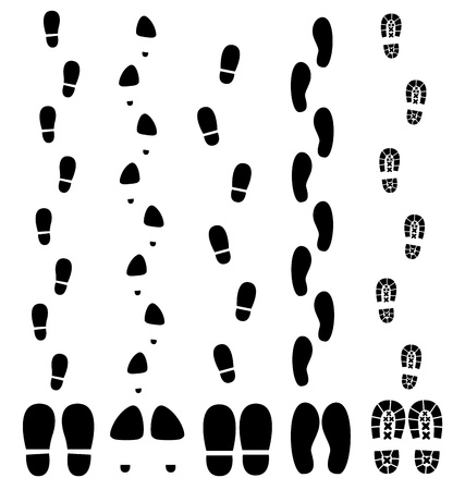 Bootprint path のイラスト素材