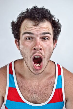 portrait of manの写真素材