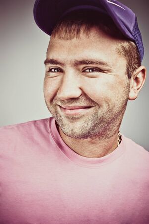 portrait of manの写真素材