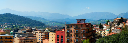 benevento city views. urban Centreのeditorial素材