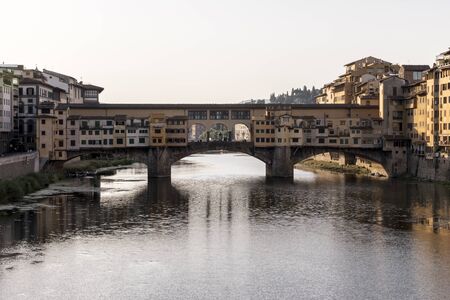 Vecchio bridge, Florence, Italyの写真素材