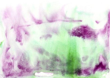 paint, color background, watercolor, abstract painting color texture, green, red, carmine. Selft madeの写真素材