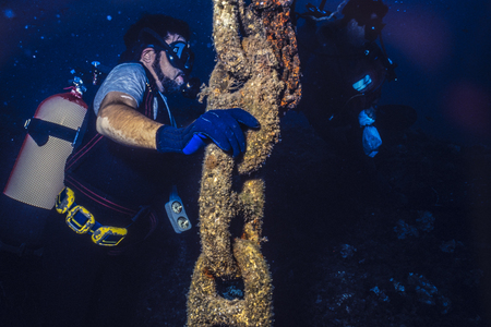underwater photography, practice of diving in the sea
