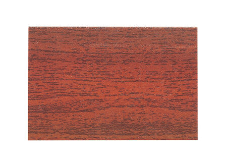 Faux wood sample isolated over white の写真素材