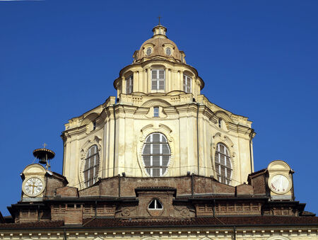 The church of San Lorenzo, Turin, Italyの写真素材