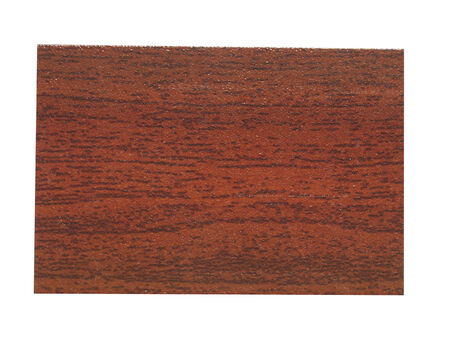 Faux wood sample isolated over white backgroundの写真素材