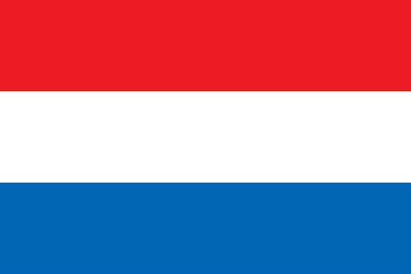 The national flag of the country of Netherlandsの写真素材