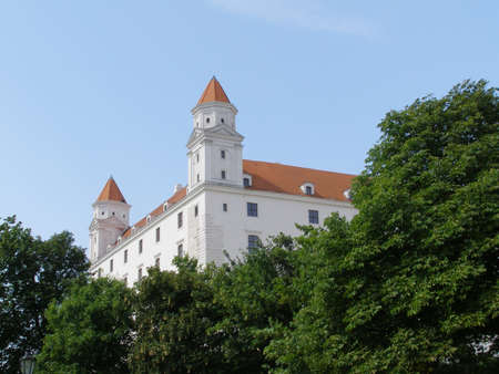 Bratislavski Hrad (Bratislava Castle) in Slovak Republicのeditorial素材