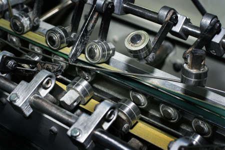 The equipment for a fastening of magazines in a modern printing house