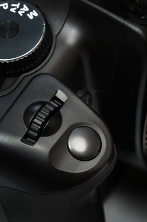 The main button of the modern cameraの写真素材
