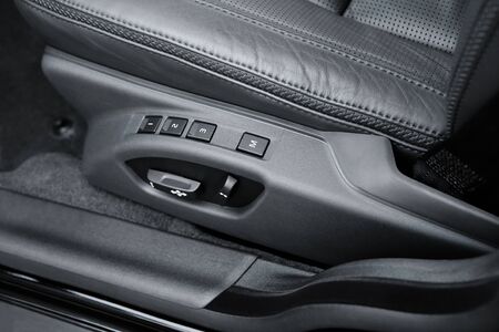 Control panel an chair in the modern carの写真素材