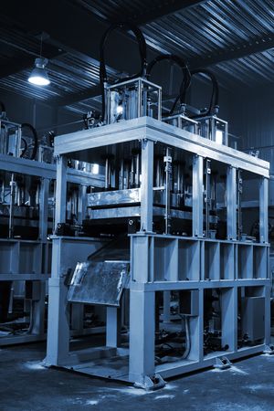 press in the shop at a modern factory