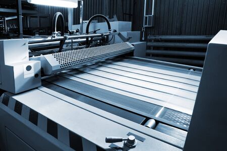 Polygraphic process in a modern printing house