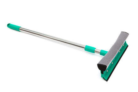 mop for cleaning windows on a white background