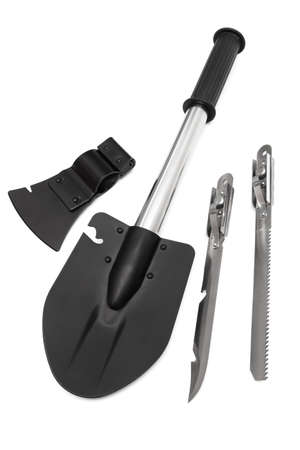 set for the tourist on a white backgroundの写真素材