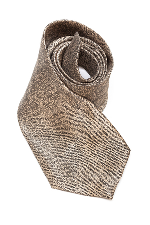 beautiful tie on a white backgroundの写真素材