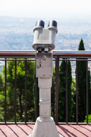 old device for observing close upの写真素材