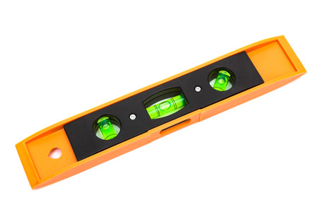 orange level on a white background