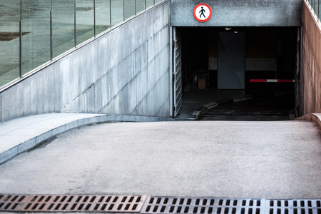 entrance to the underground car park