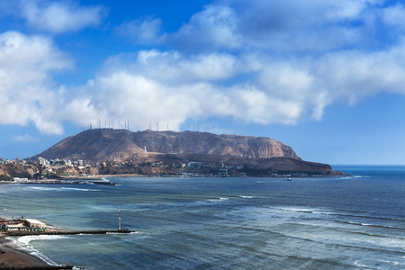 Lima coast on a sunny dayの写真素材