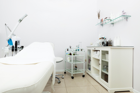 modern equipment in the beauty salonの写真素材