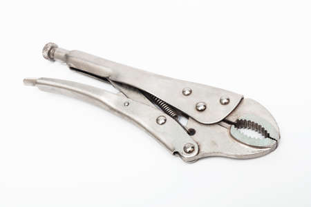 Locking wrench on a white background.