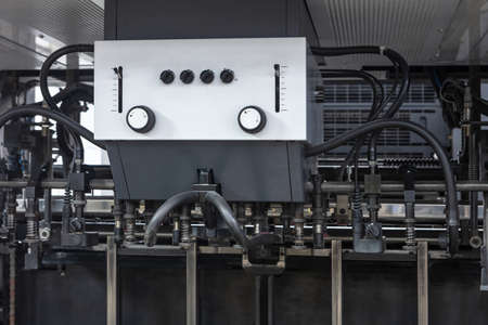The equipment for a print in a modern printing house