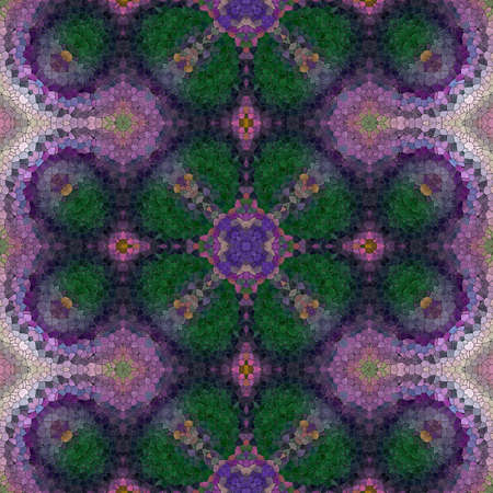 Mosaic decorative texture. Raster version.