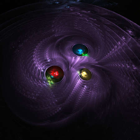Colorful abstract background. Raster version.