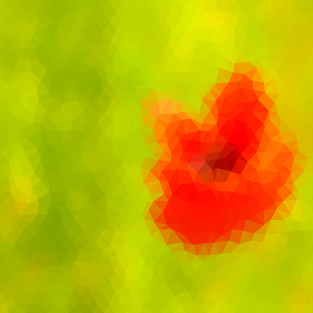 Low polygon style illustration. Abstract geometric background. Raster version.の写真素材