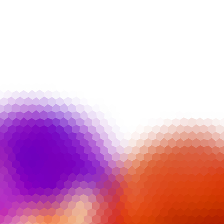 Abstract geometric hexagon background. Raster version.
