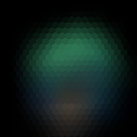 Abstract geometric hexagon background. Raster version.