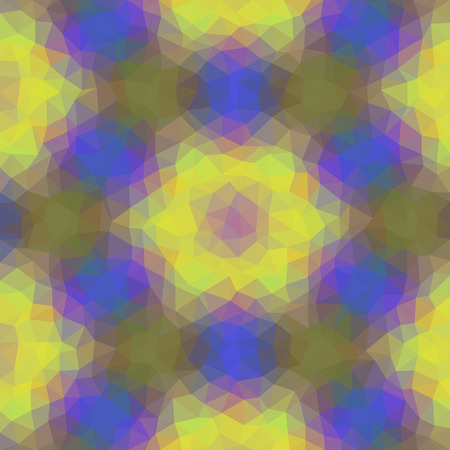 Low polygon style illustration. Abstract geometric background. Raster version.