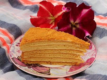 home-made dessert on a plate